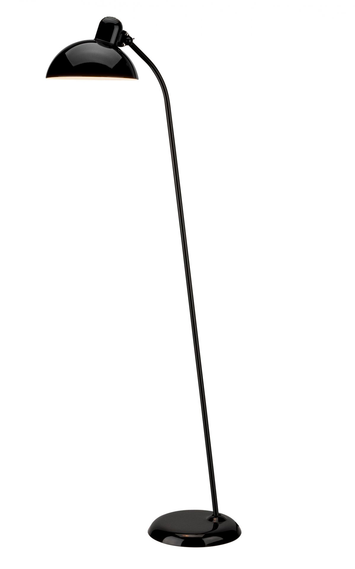 6556 F Floor Lamp KAISER idell Fritz Hansen black high gloss