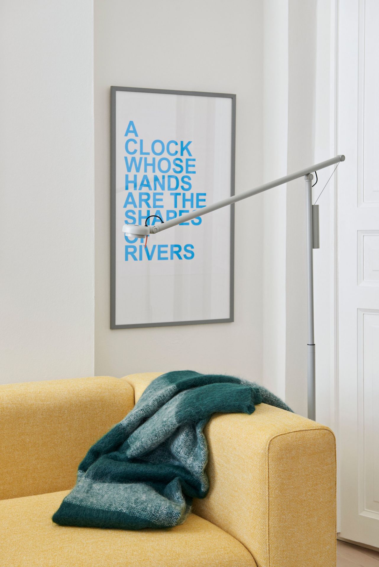 Fifty-fifty Floor Lamp Hay