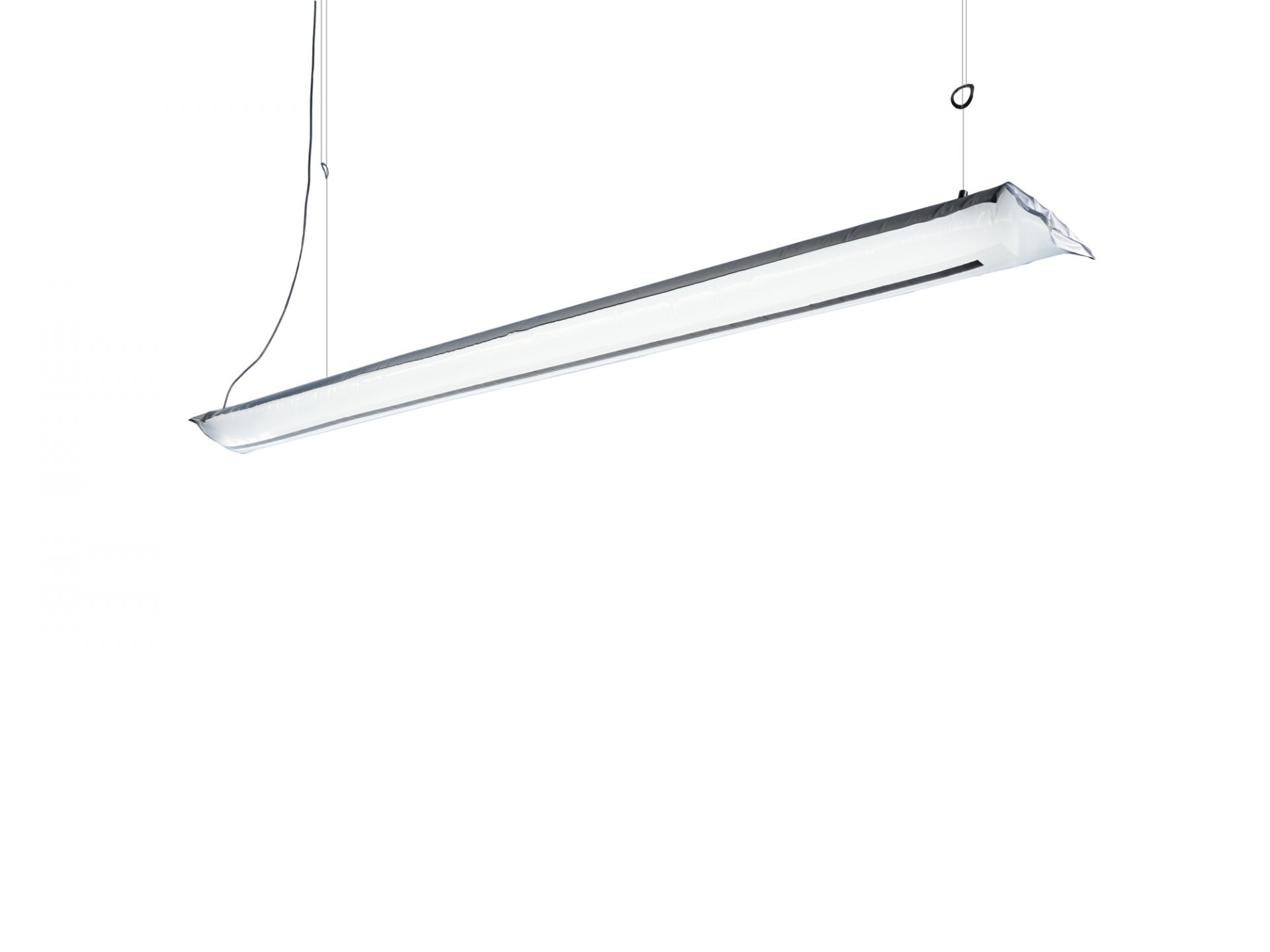 Blow Up Me Standing / hanging lamp silver Ingo Maurer