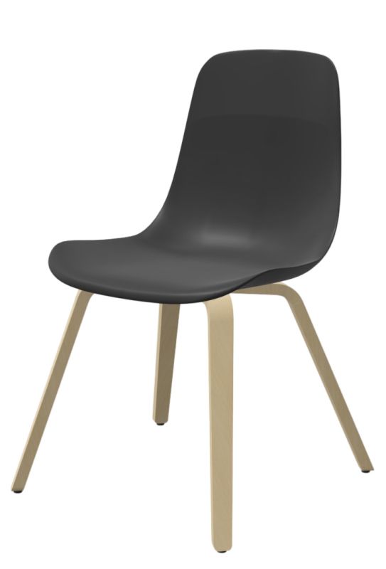 Elephantino chair Kristalia wooden frame