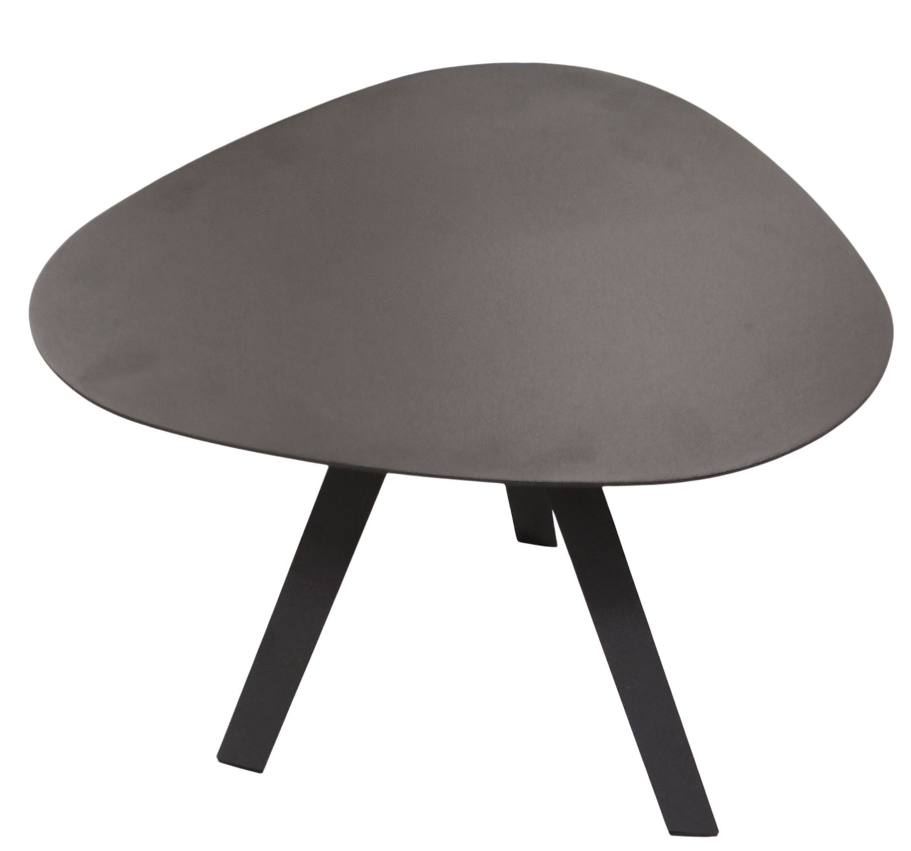 Flow side table GREY METALLIC Weishäupl IMPERFECT ITEMS