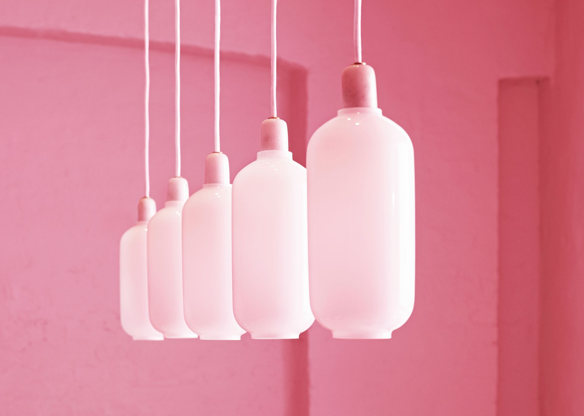Amp Lamp pendant lamp Ø 11.2 x H 26 cm / GOLD-GREEN Normann Copenhagen SINGLE PIECES