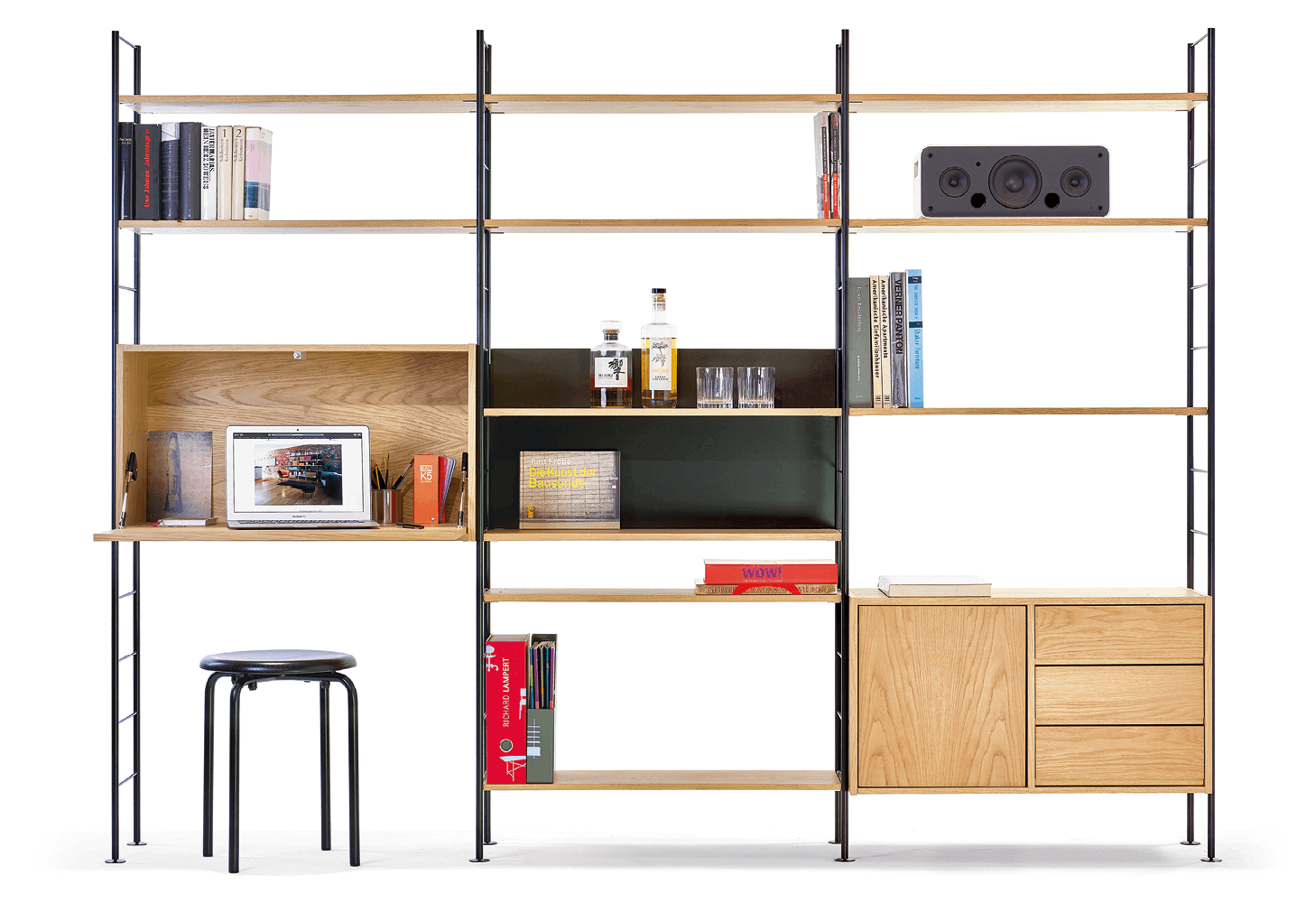 Hirche DHS 10 Shelf W 248.8 cm Richard Lampert 