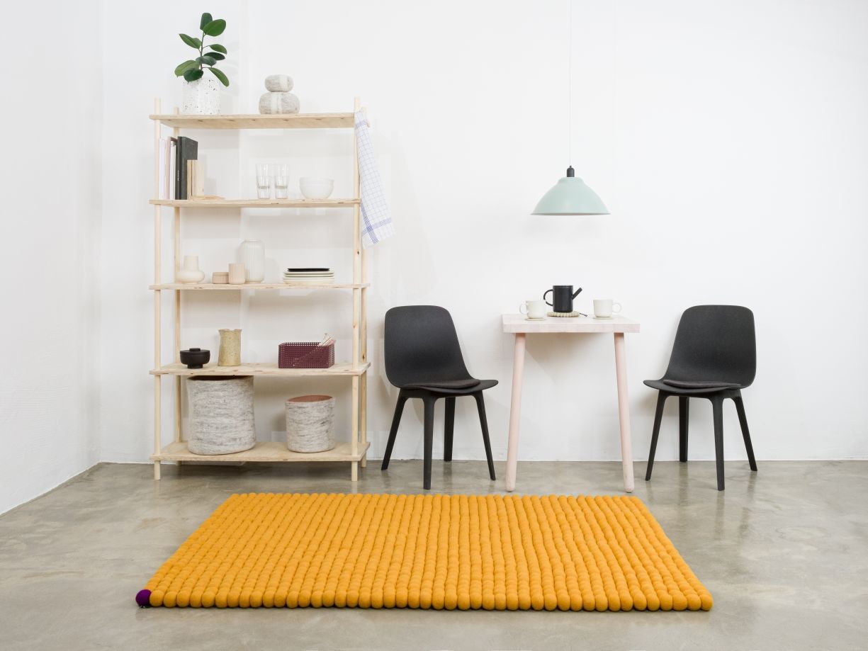 Big One Rectangular Felt carpet 140 x 200 cm myfelt