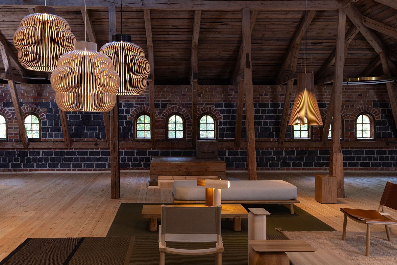 Kumulo 5200 pendant lamp birch Secto Design