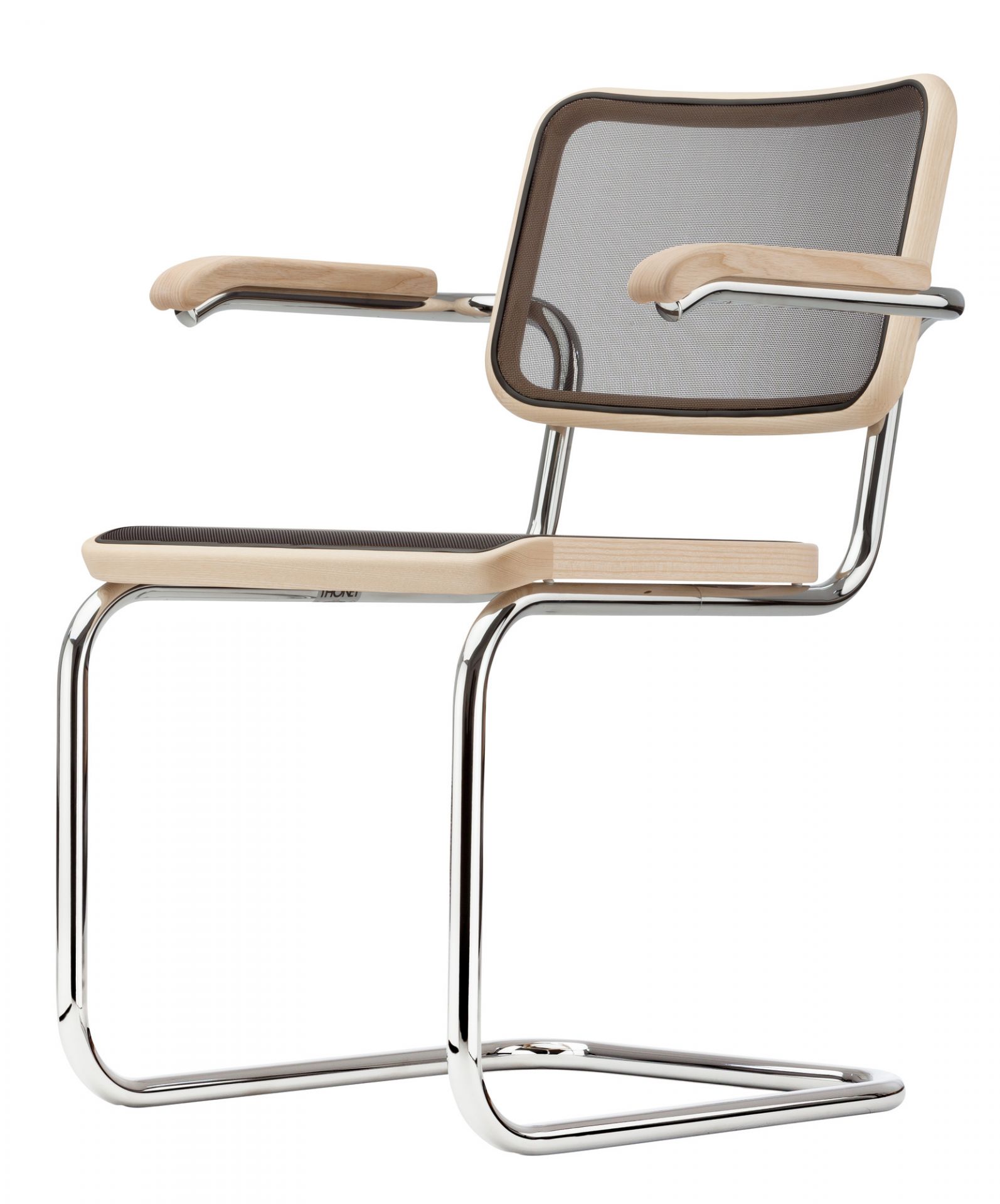 S 64 N Tubular steel classic cantilever chair Thonet