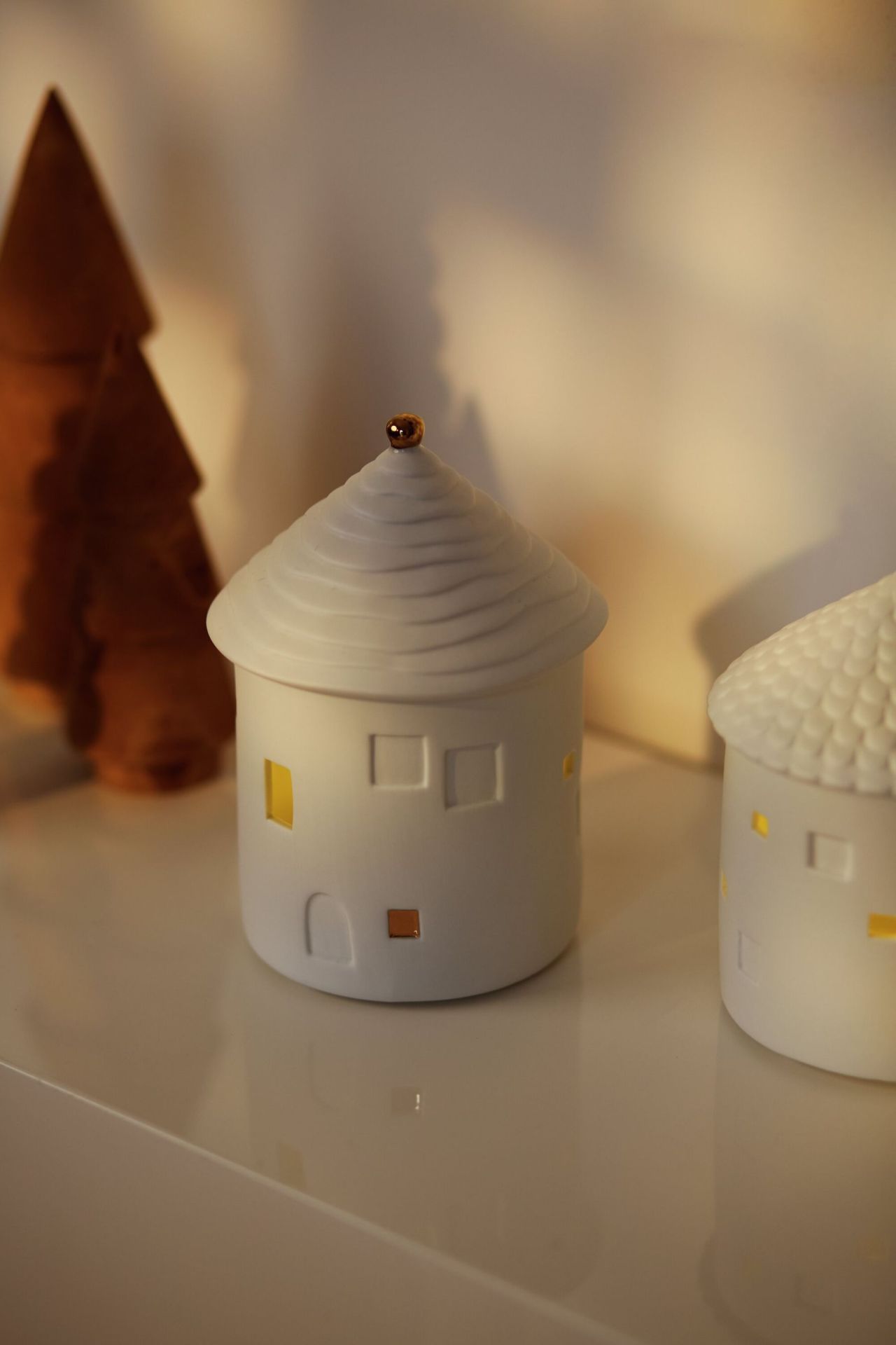 LED lighthouse chimney wheels