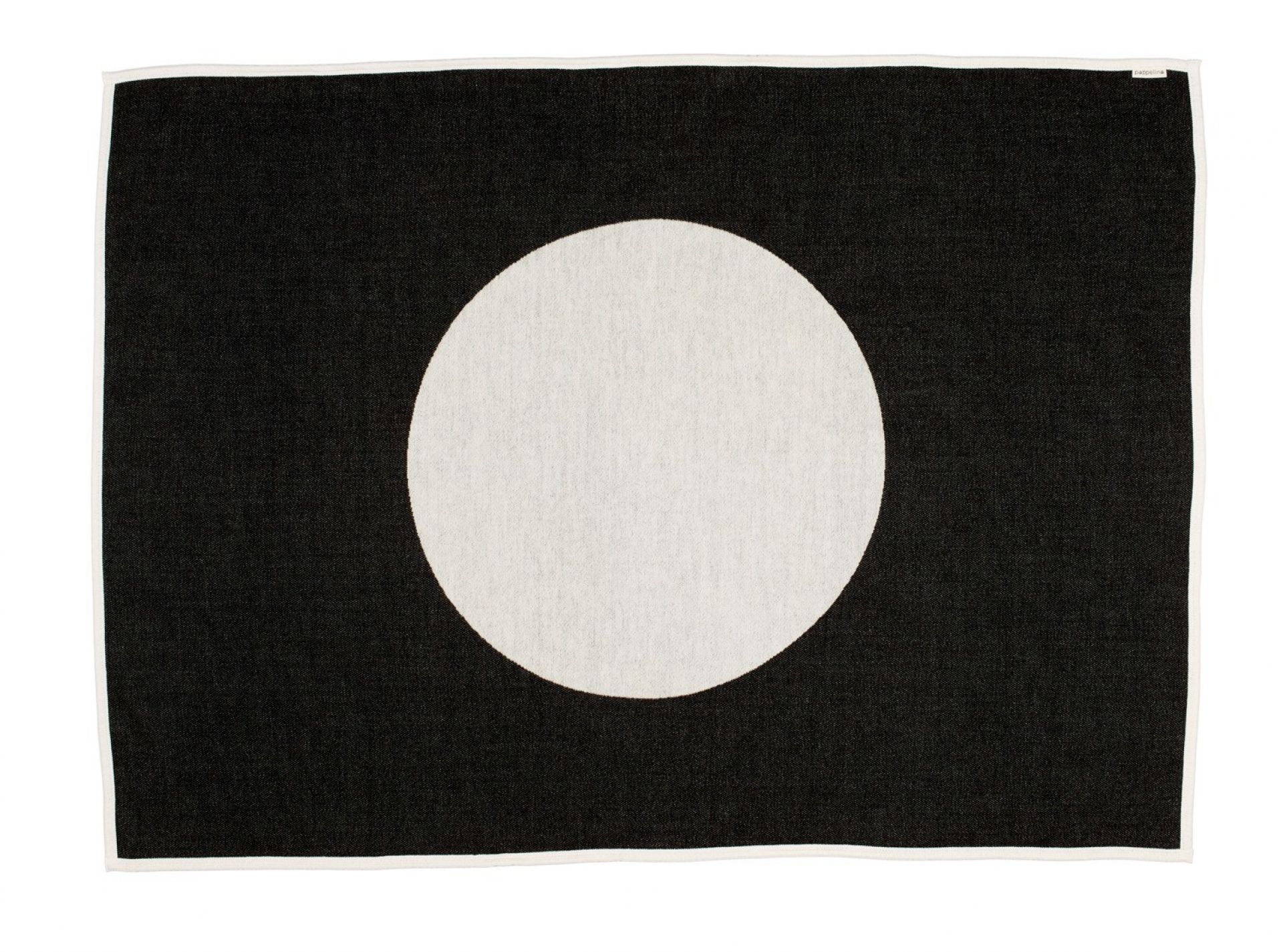 Vera Wool Blanket 140 x 180 cm Pappelina black