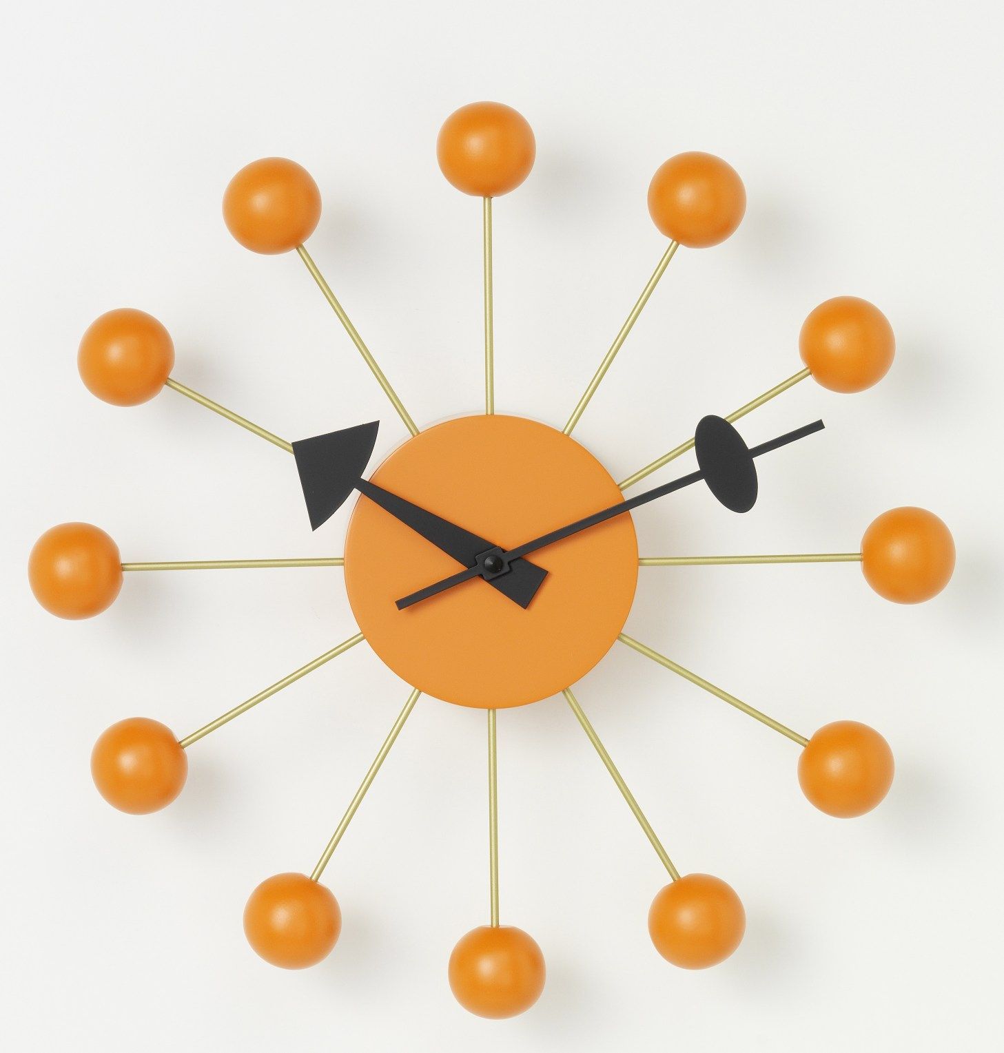 Ball Clock - orange