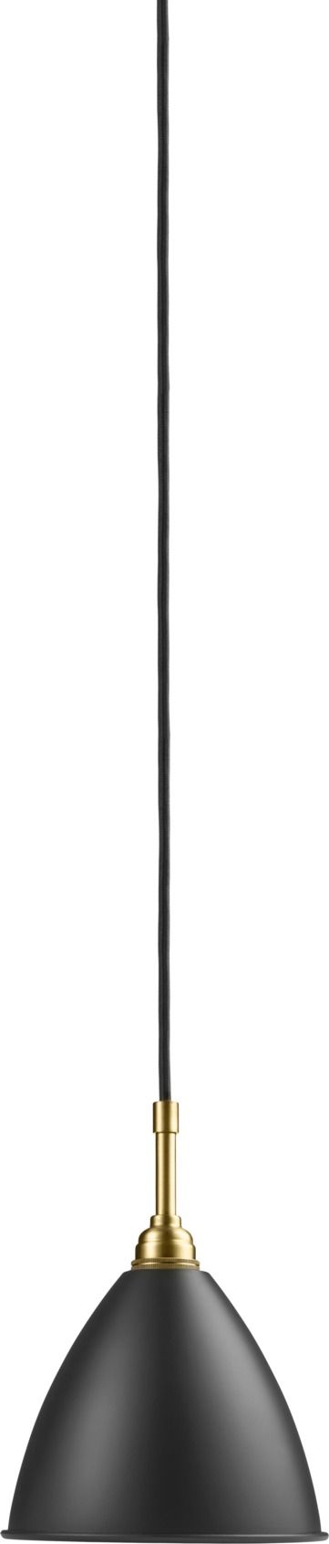 Bestlite BL 9 S pendant luminaire Black / Brass Gubi