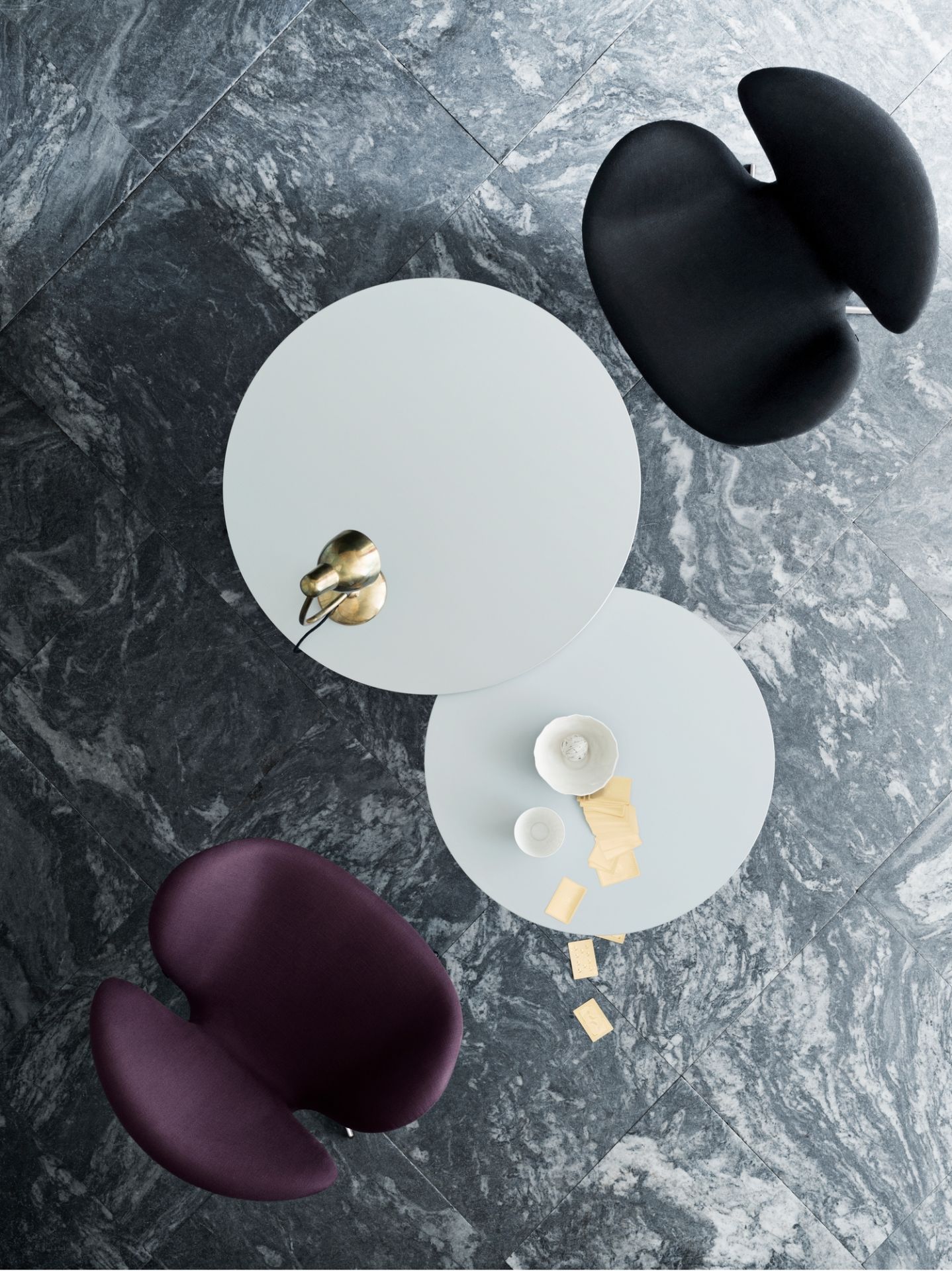 Coffee table series Round Fritz Hansen