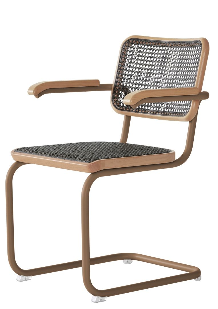 S 64 V Tubular steel classic cantilever chair Thonet