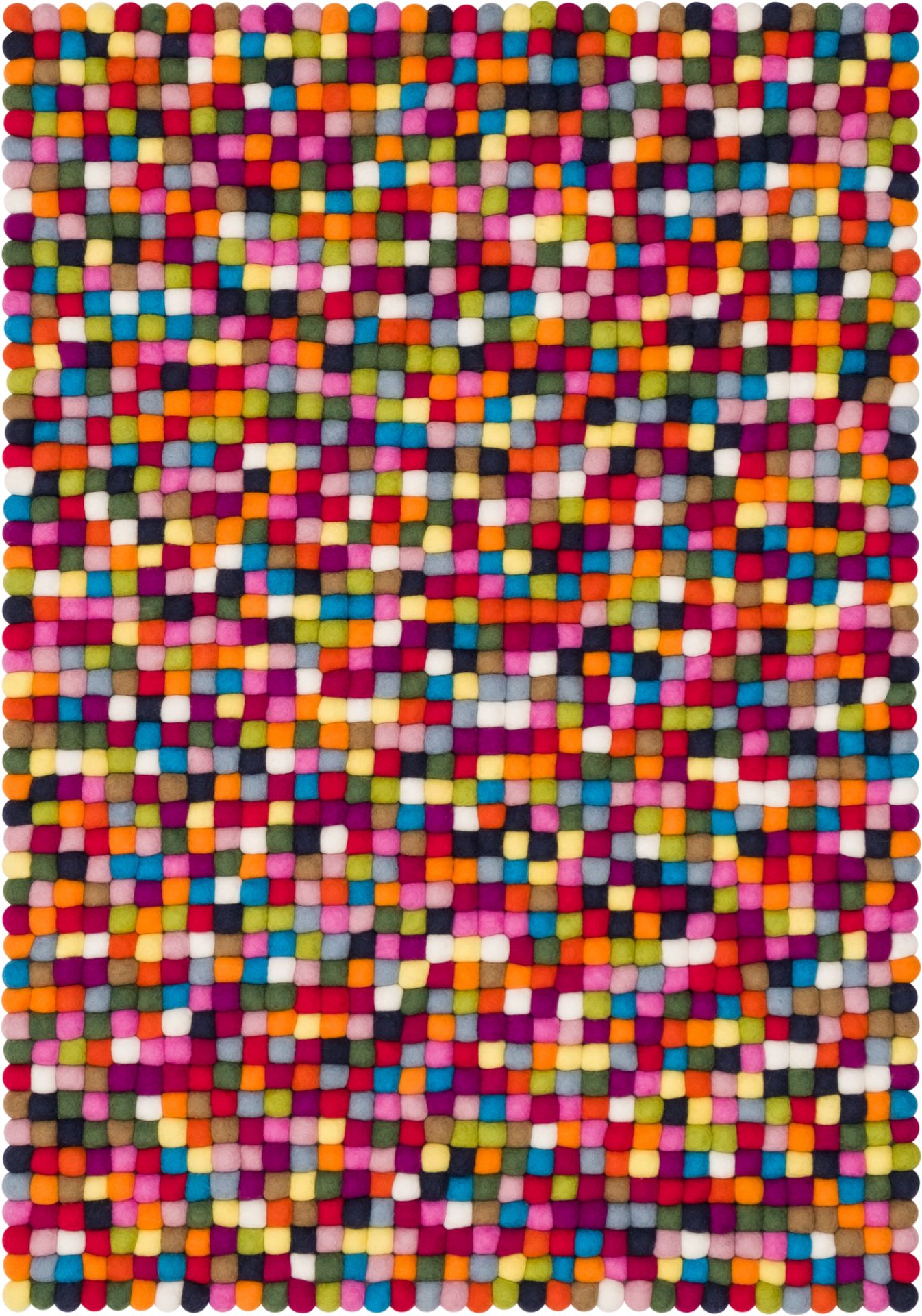 Felt ball Carpet 140x200 cm Myfelt