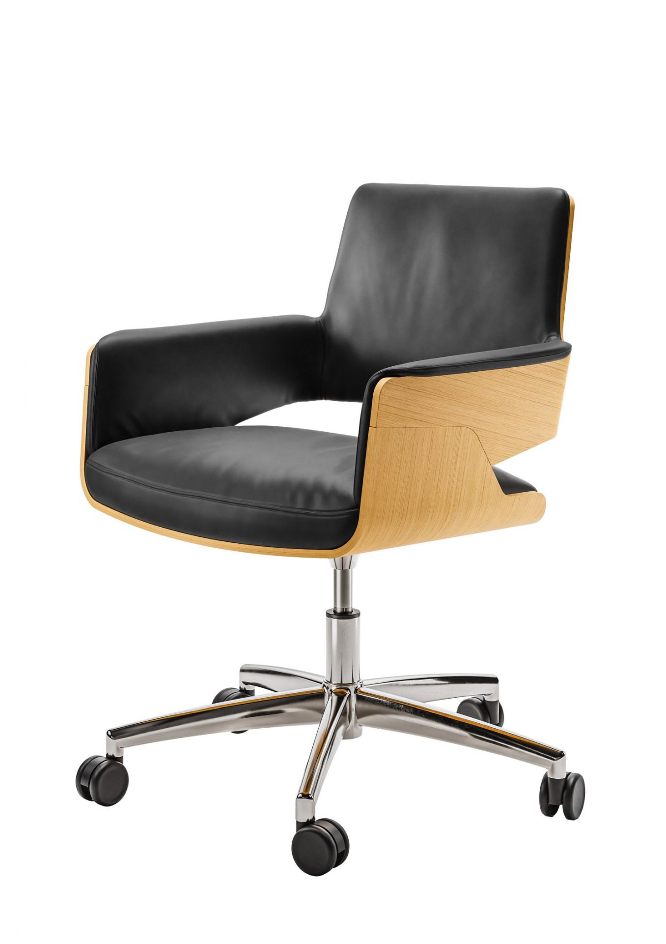 S 845 PVDRW Swivel armchair Thonet   