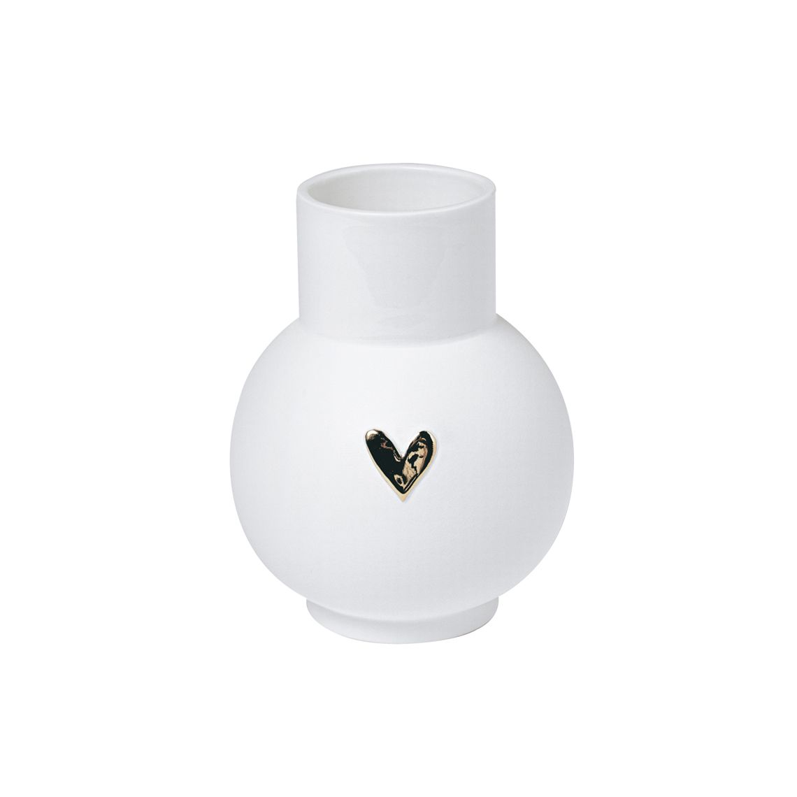 Heart gold" Lovely ball vase wheels