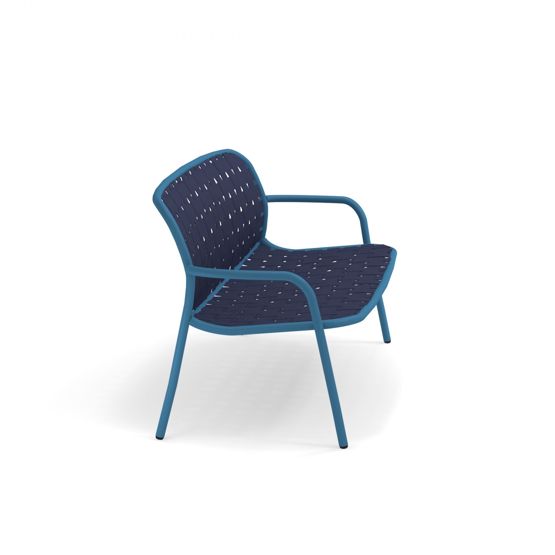 Yard Sofa 2-Sitzer Bank emu mattweiß - braun