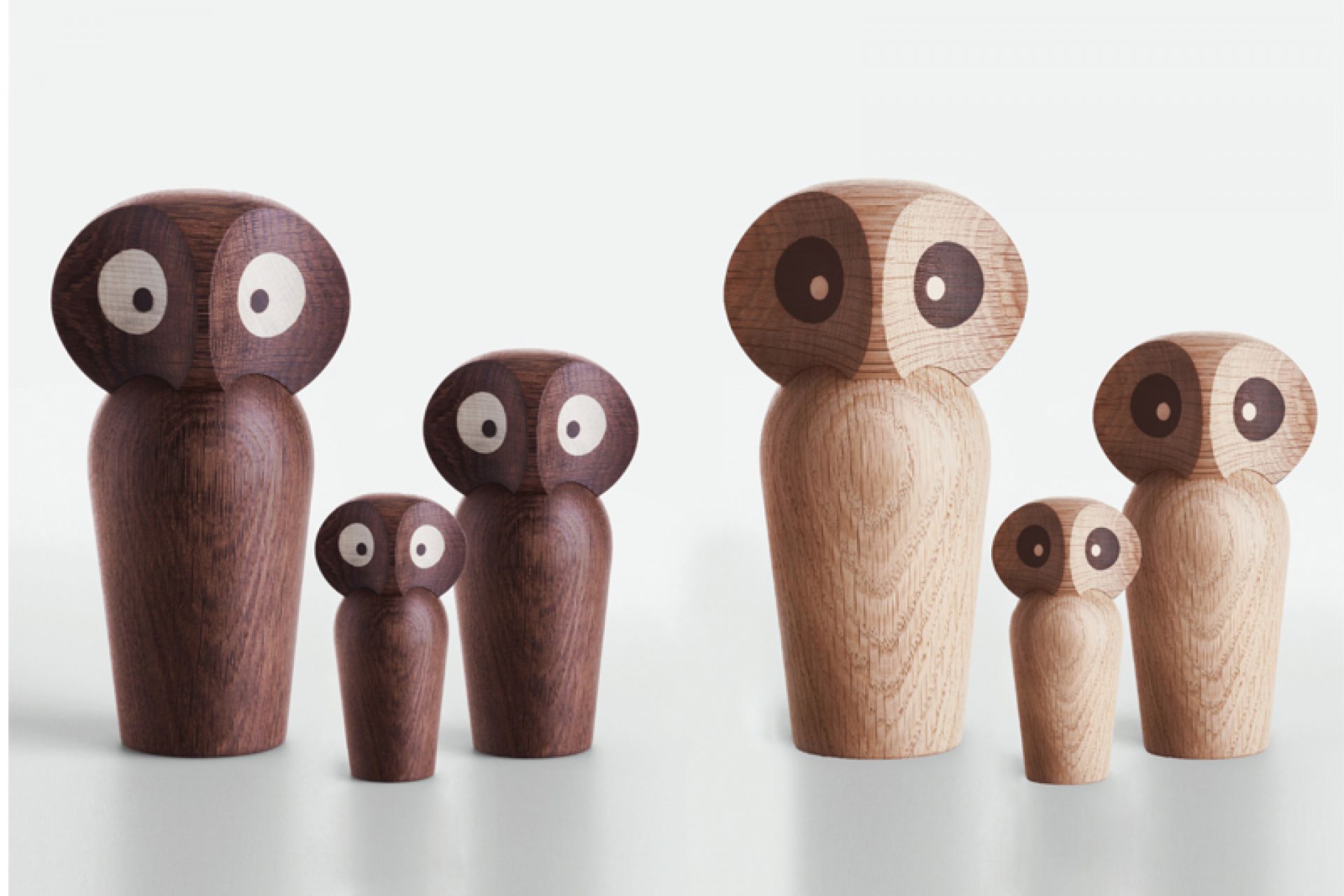 Owl Wooden figure Architectmade SINGLE PIECES