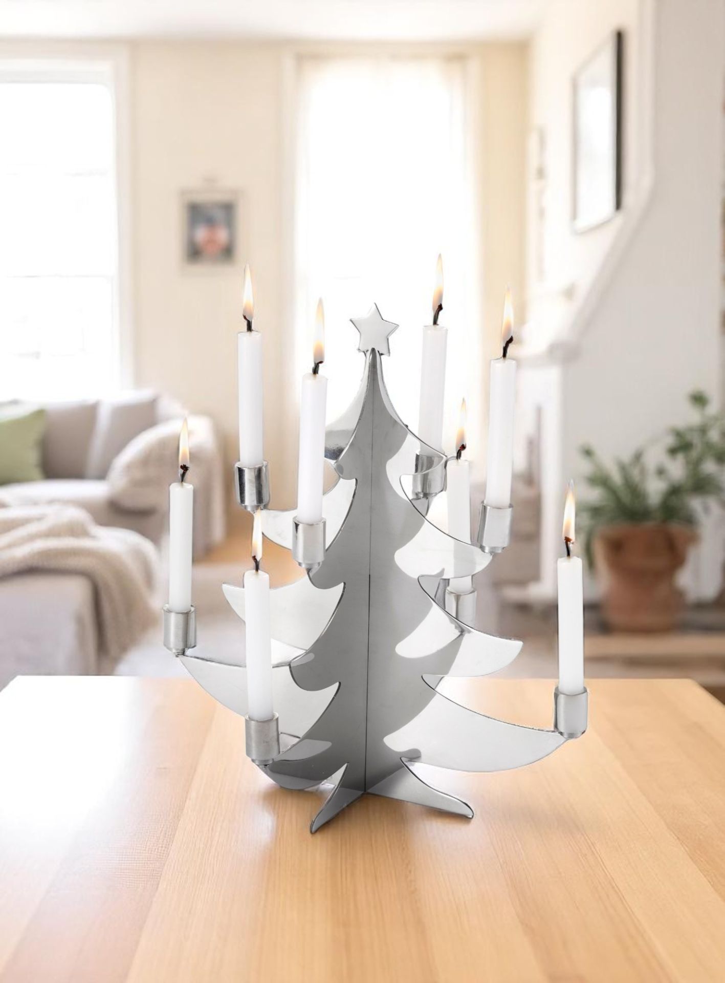 Grenoble Christmas tree for candles Philippi