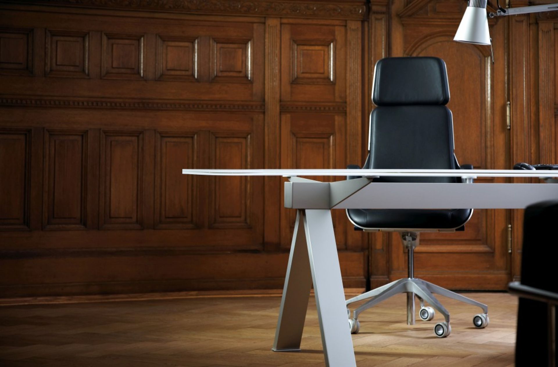 Silver SV11P Office Swivel Chair high Interstuhl