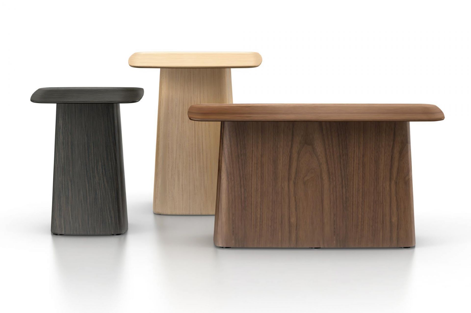 Wooden Side Table walnut large Vitra