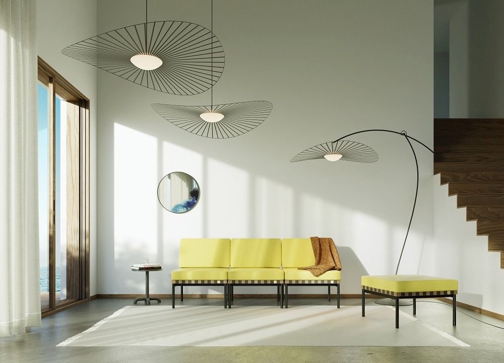 Vertigo Nova Floor Lamp Petite Friture Black/White