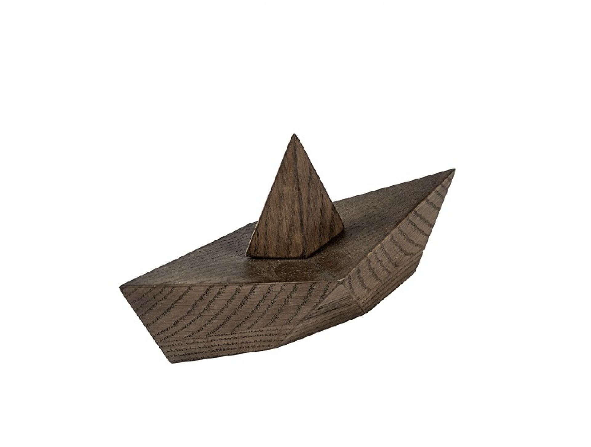 Admiral Paper boat Decoration figure Wood Boyhood large Oak smoked SINGLE PIECES