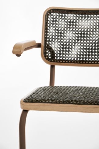 S 64 V Tubular steel classic cantilever chair Thonet