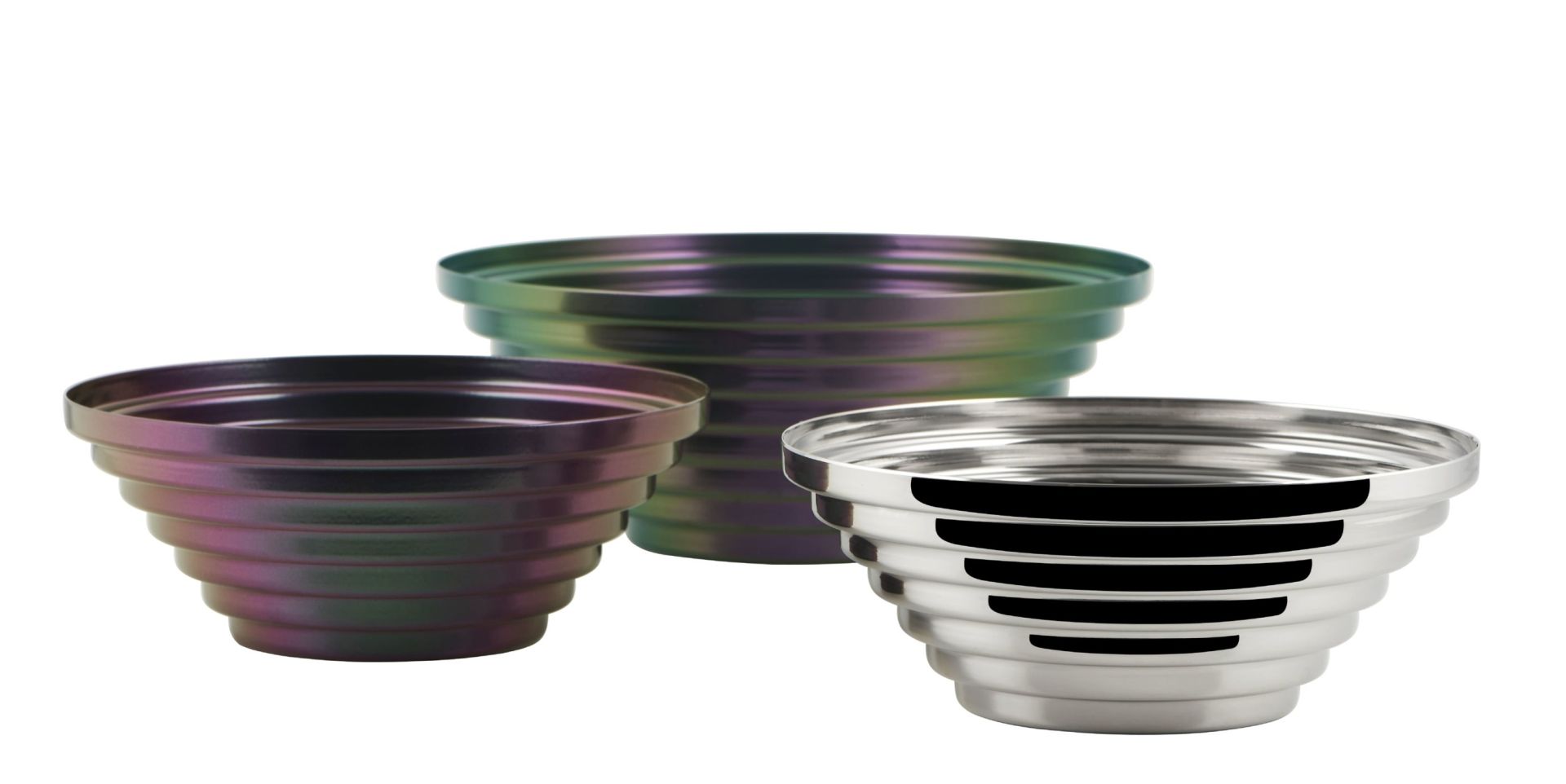 Maya bowl round Greenpurple Ø 20 cm 7320/20GRP Alessi