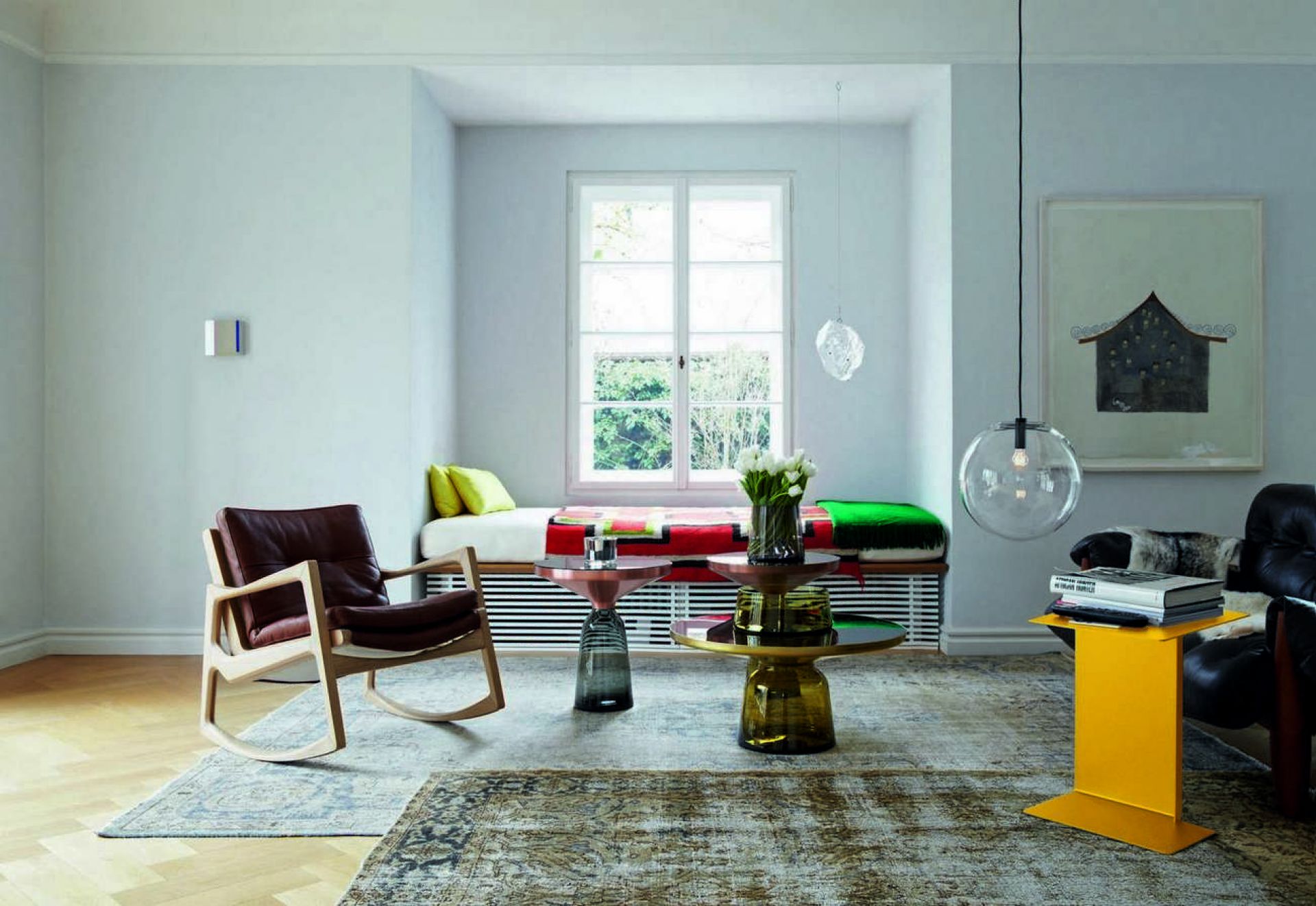 Euvira rocking chair upholstered ClassiCon