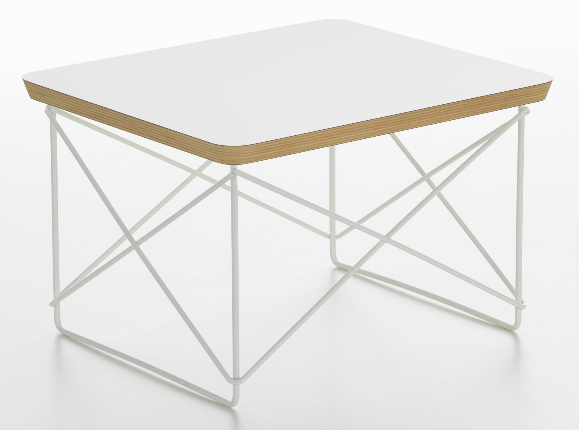 Occasional Table LTR Side table HPL White-WHITE POWDER COATED Vitra SINGLE PIECES