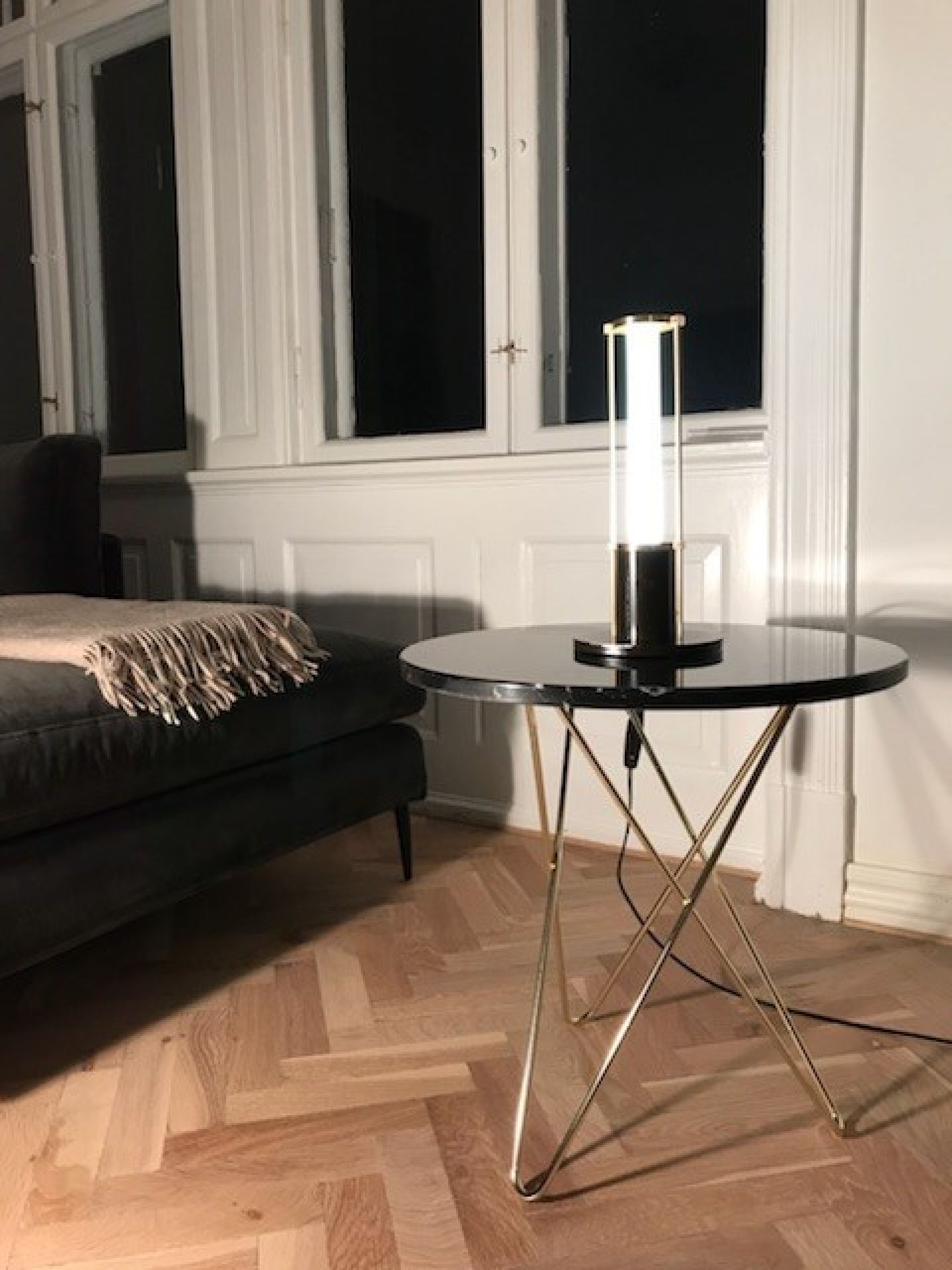 Tall Mini O Table Marble Ox Denmarq