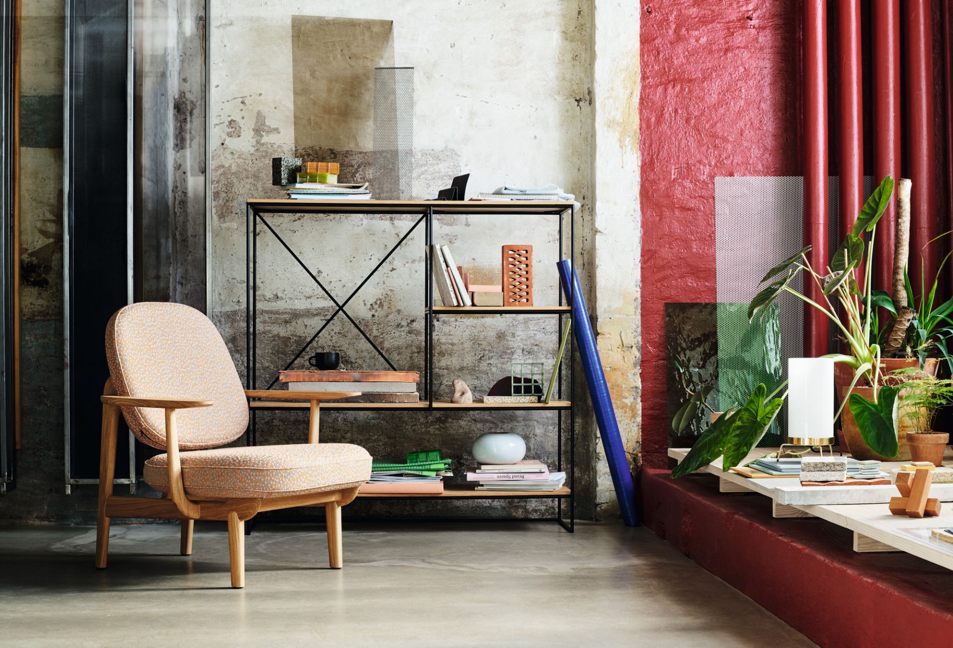 Fred lounge chair oak clear laquered Fritz Hansen
