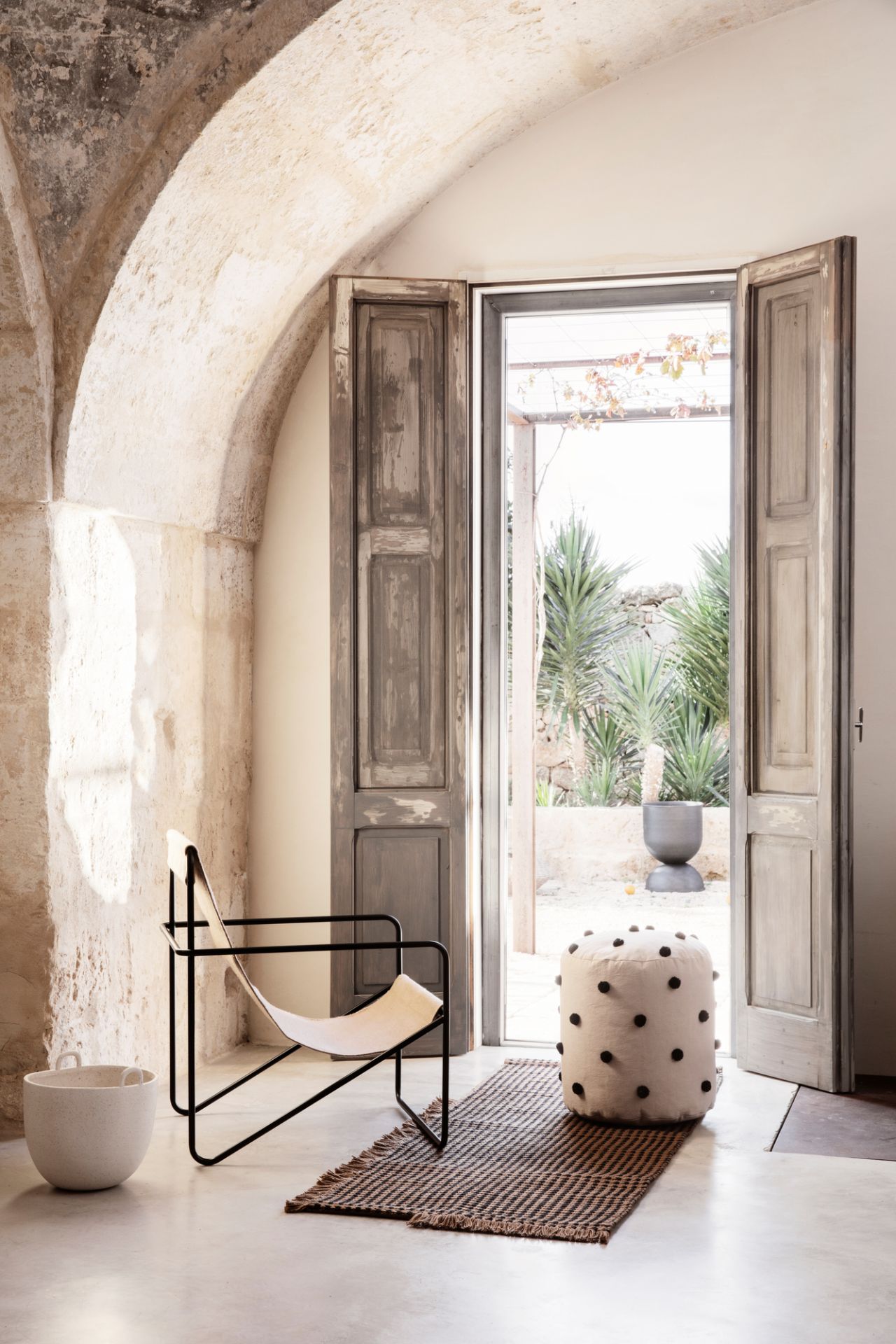 Desert Lounge Chair Black Ferm Living