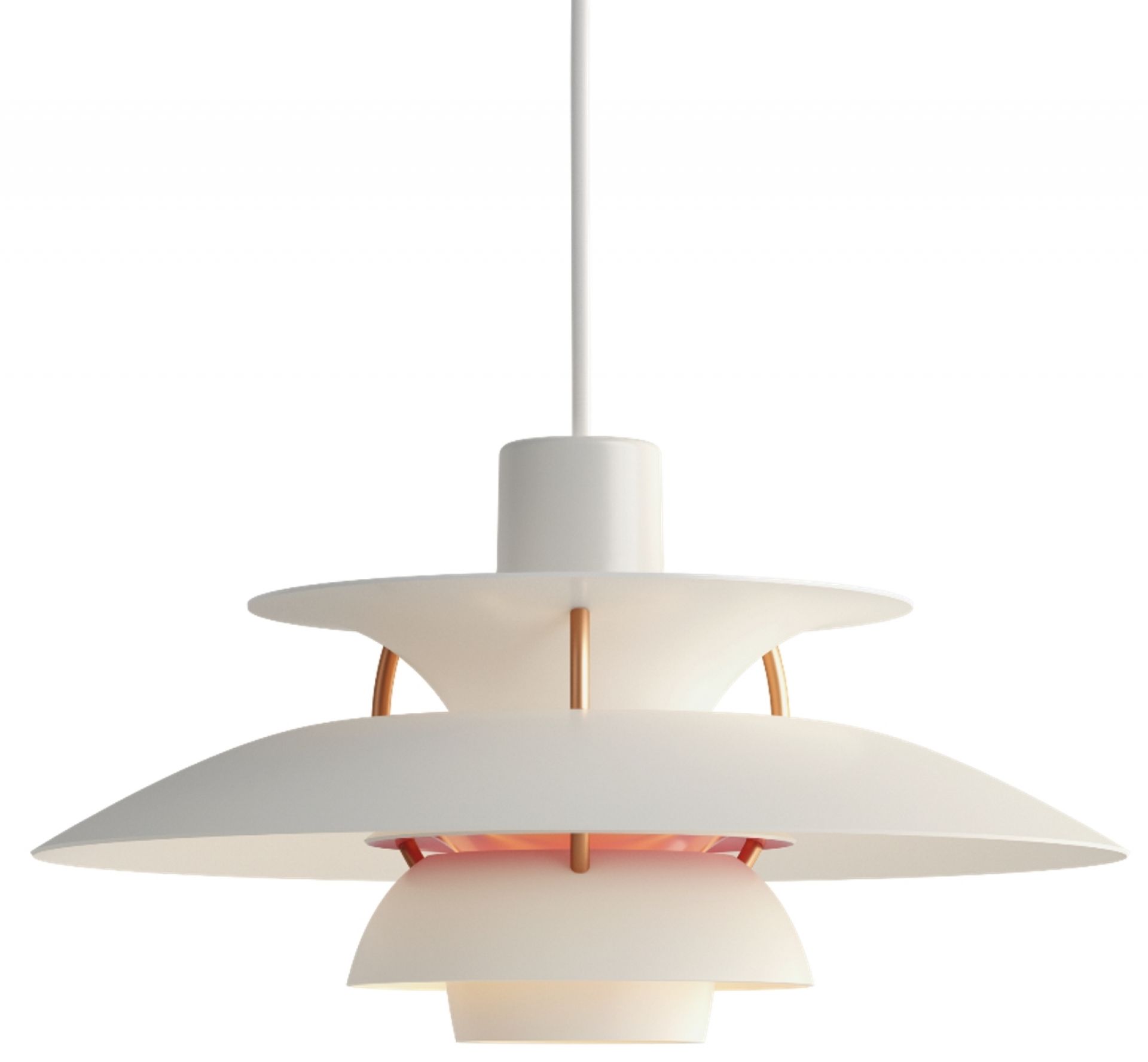 PH 5 Mini Pendelleuchte Louis Poulsen-Hues weiss