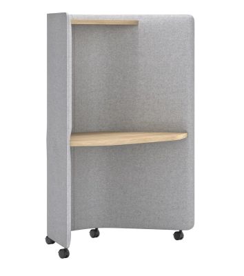 In Out Office ME2259 Office desk with sound-absorbing partitions Andreu World