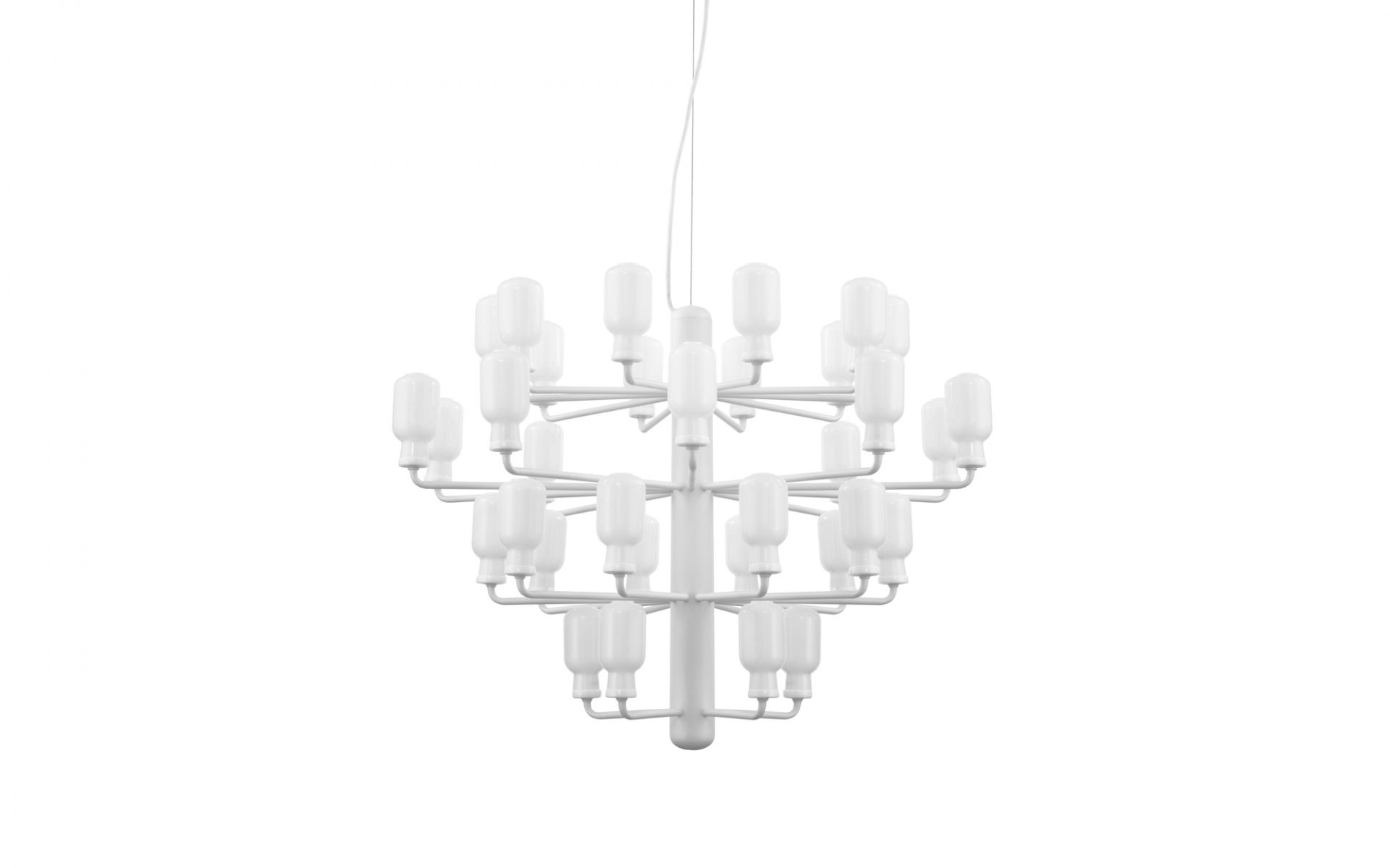 Amp Chandelier Pendelleuchte Small Weiß/Weiß