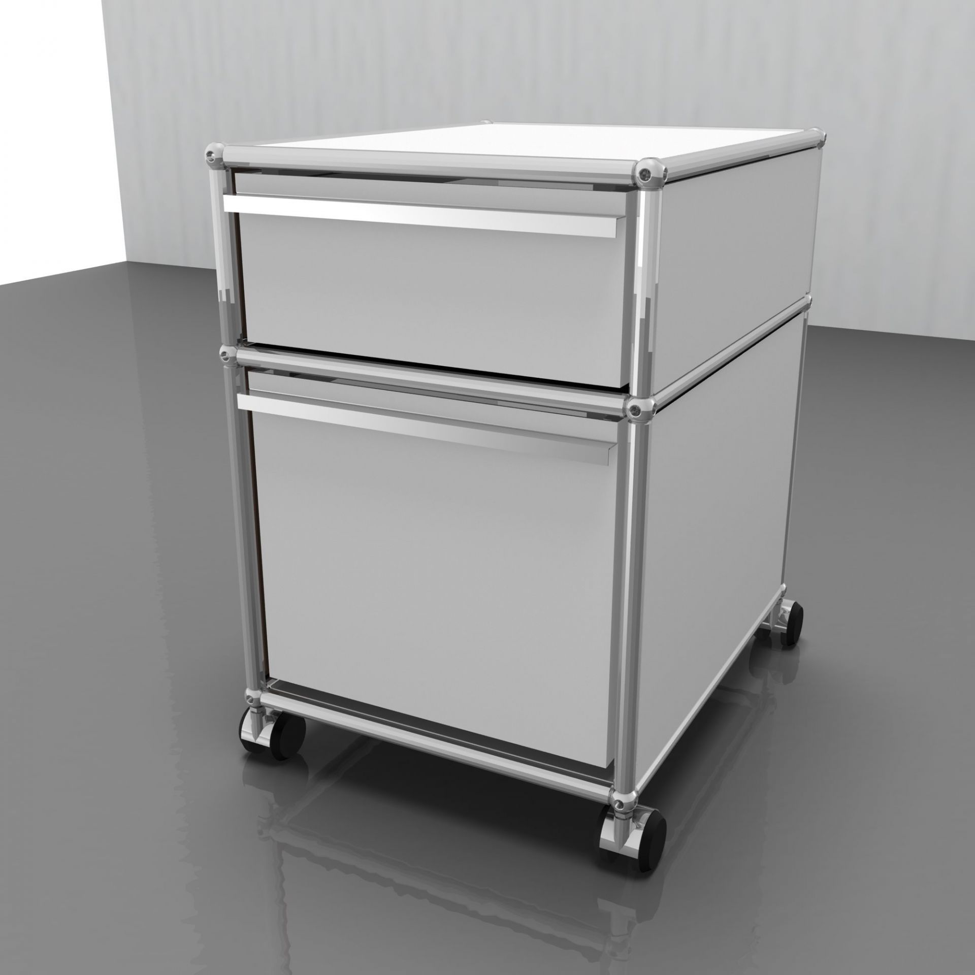 USM Haller container with hanging rod