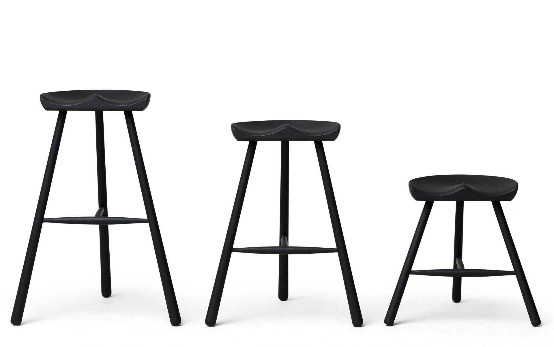 Shoemaker Chair™ No. 49 Beech black stained Form & Refine