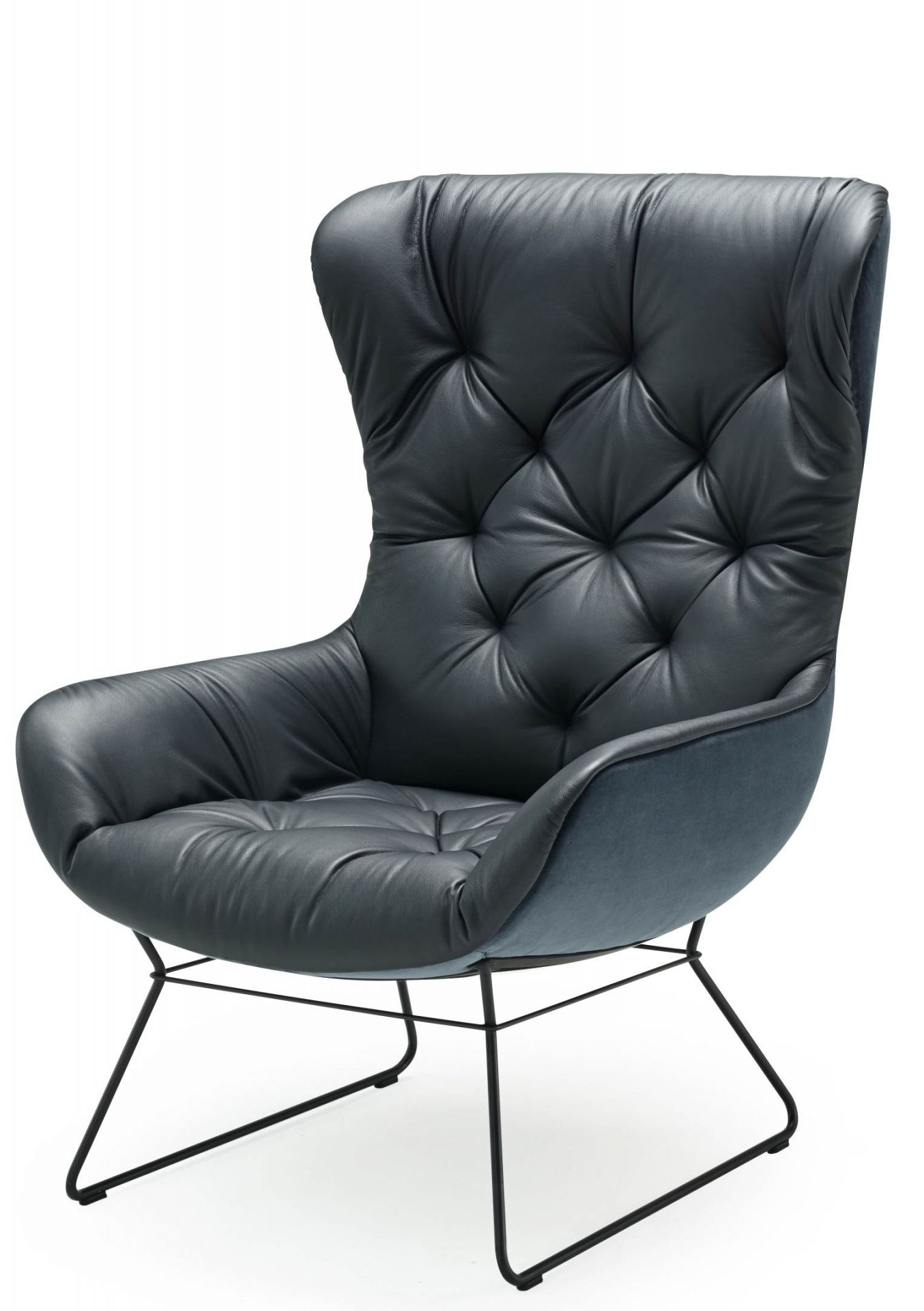 Leya cocktail wingback armchair Freifrau Manufaktur