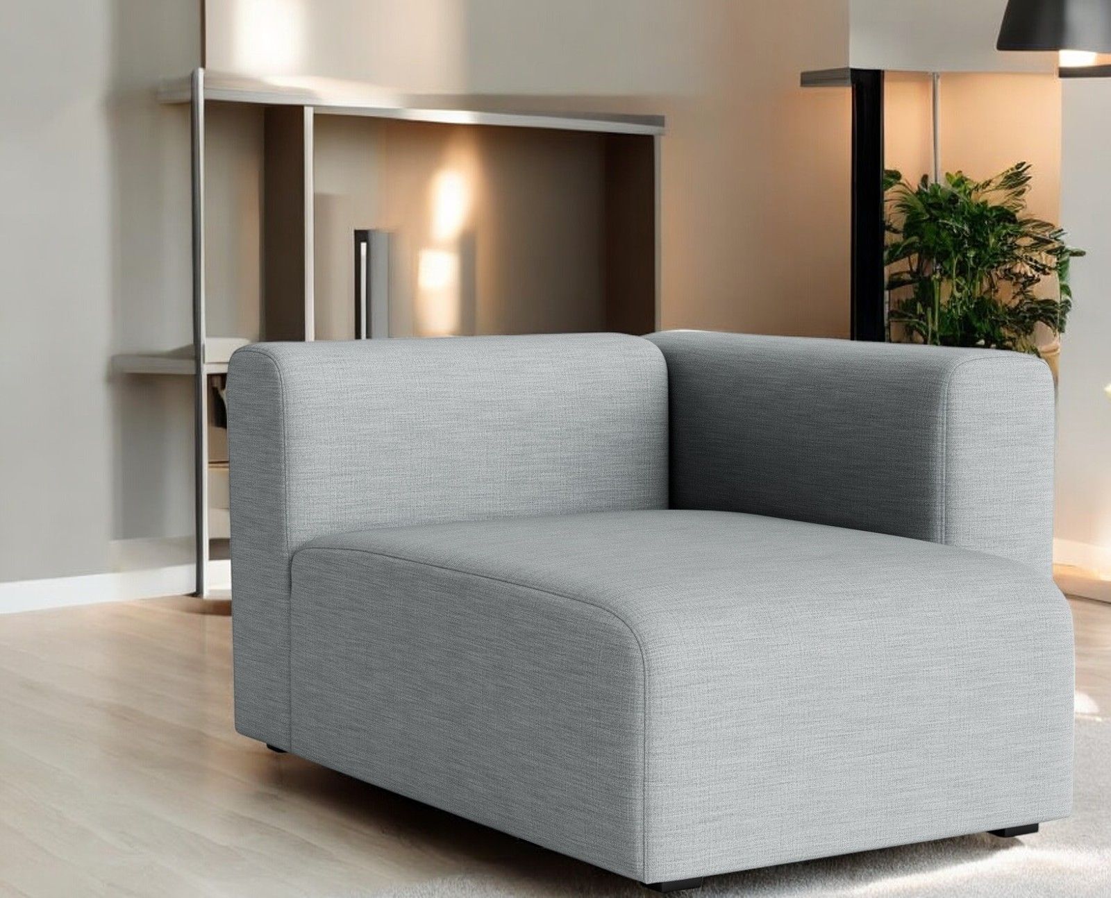 Mags Connectable 8161 Narrow Chaise Longue Right Sofa Hay
