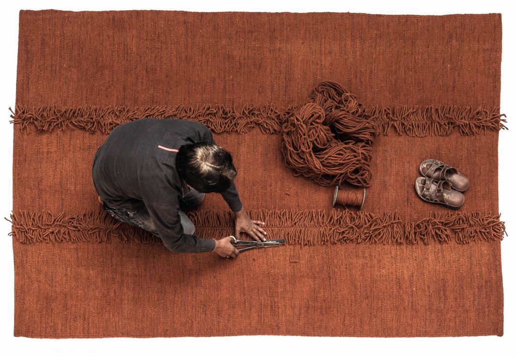 Mía Rug brown 200x300cm Nanimarquina