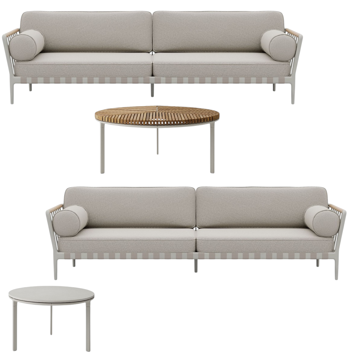 Open-Air Outdoor Set 1 Lounge Large Vipp
