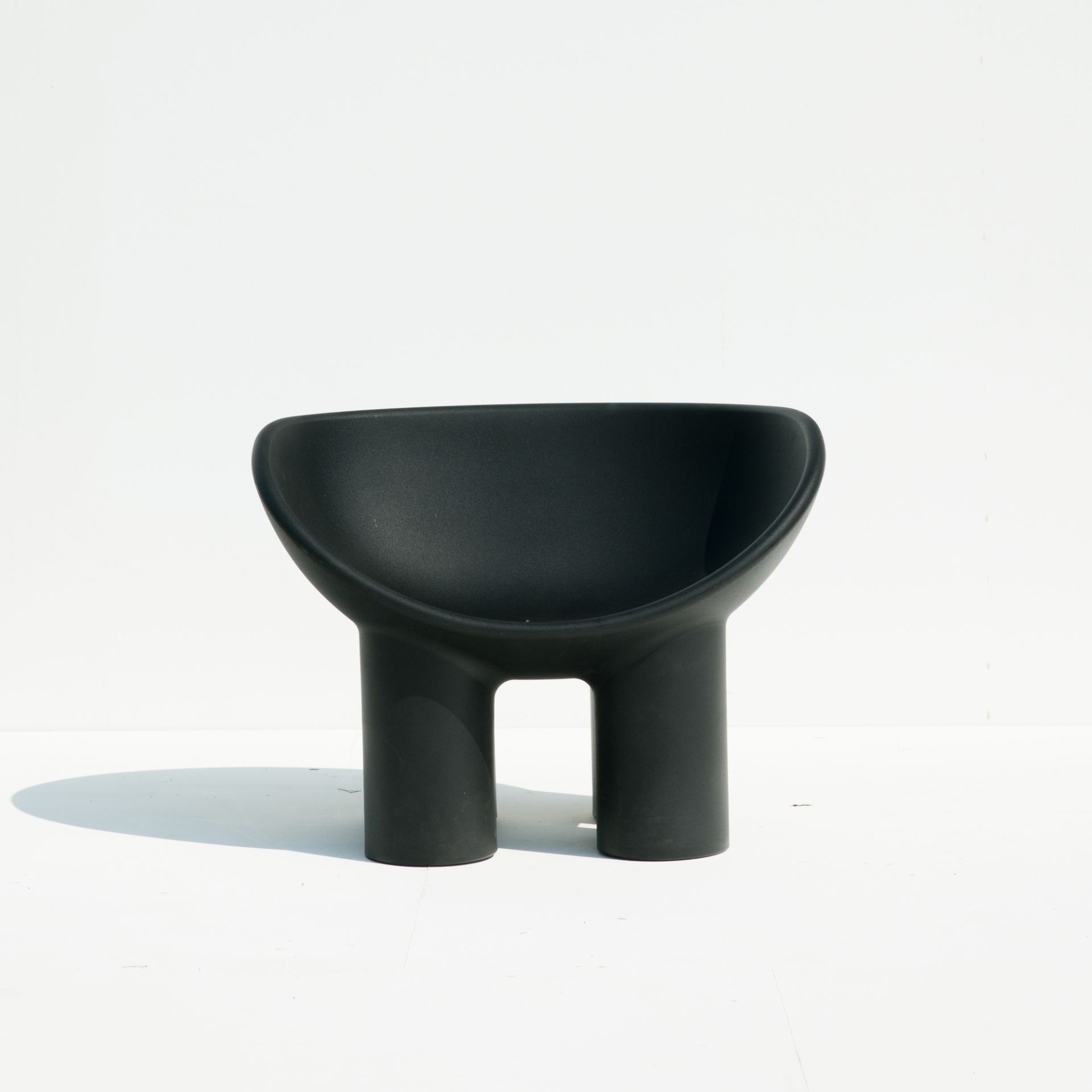 Roly Poly Armchair Driade Charcoal