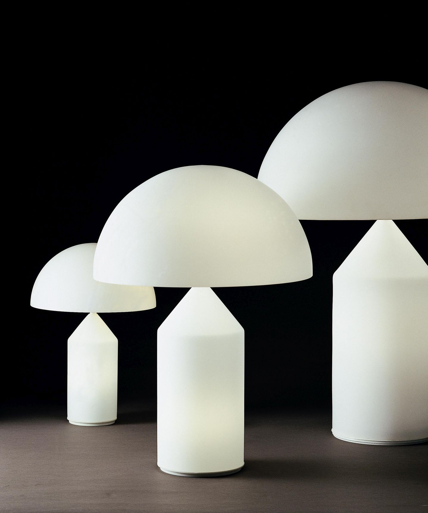 Atollo Table Lamp Murano Glass Oluce