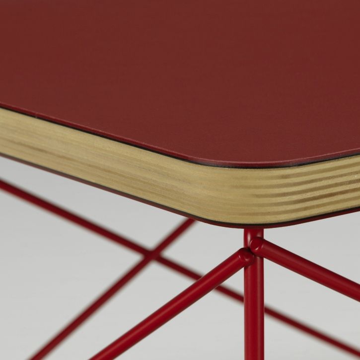 Occasional Table LTR Side Table Linoleum Dark brick Vitra 