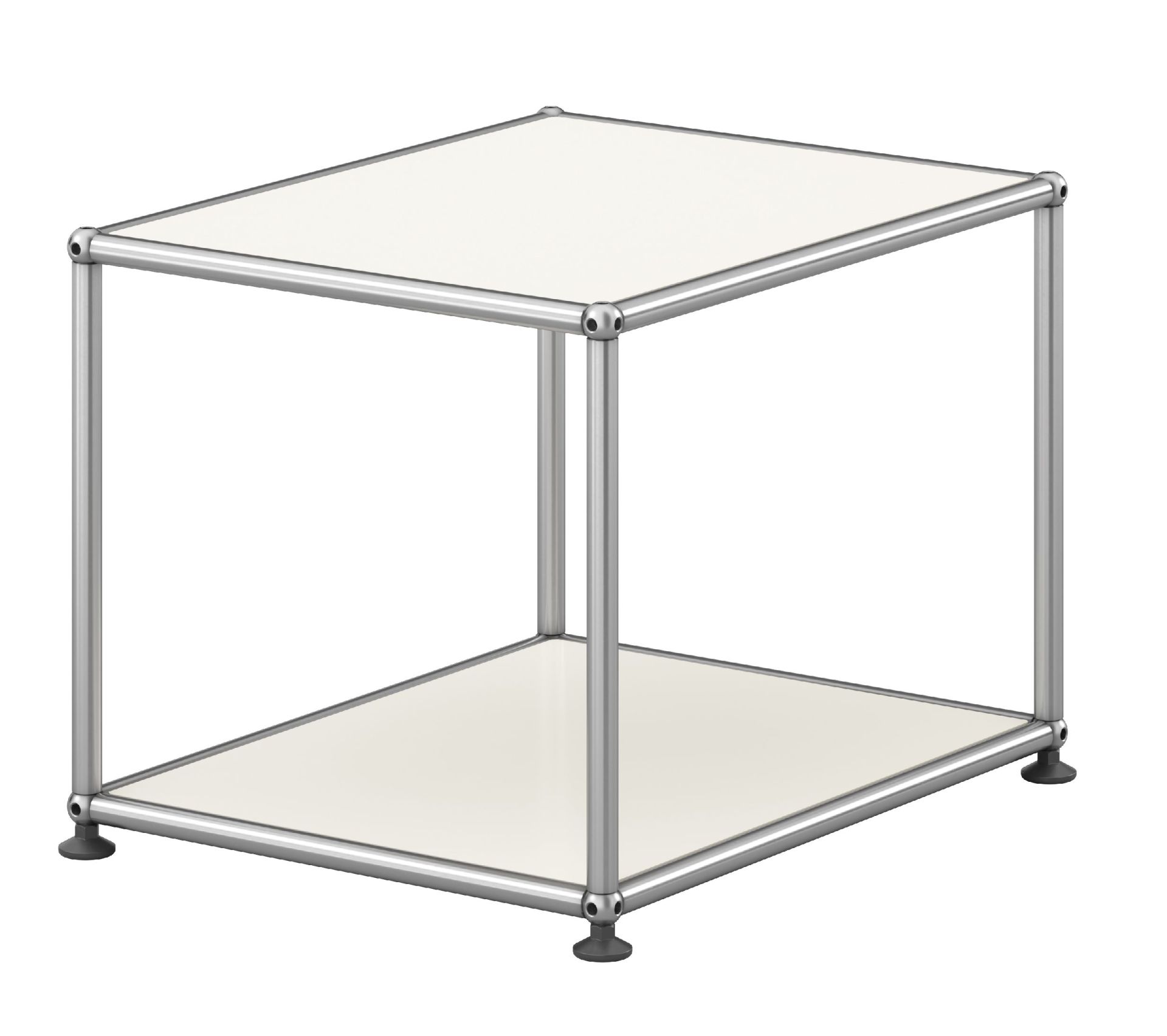 USM Haller side table M21 open narrow pure white