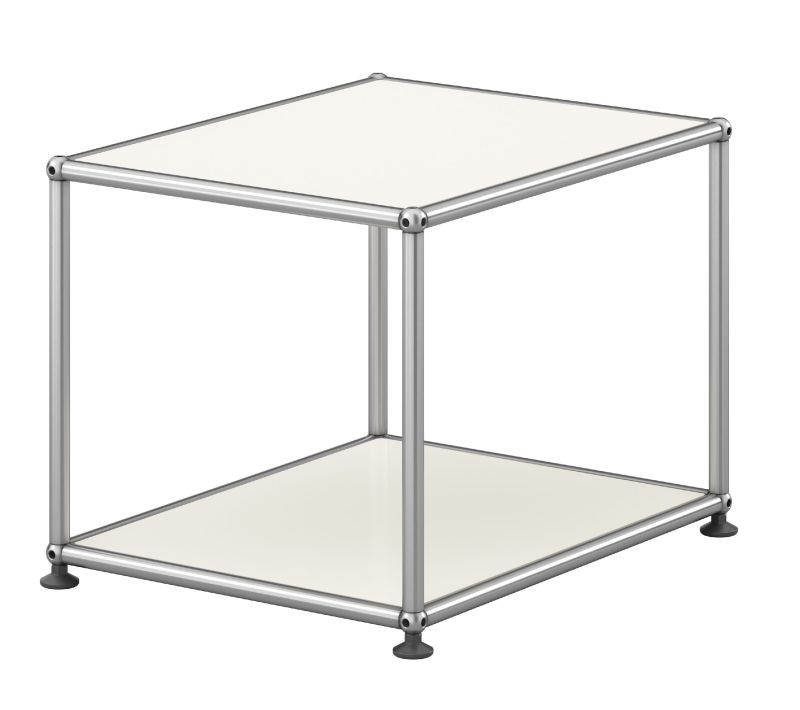 USM Haller side table M21 open narrow pure white