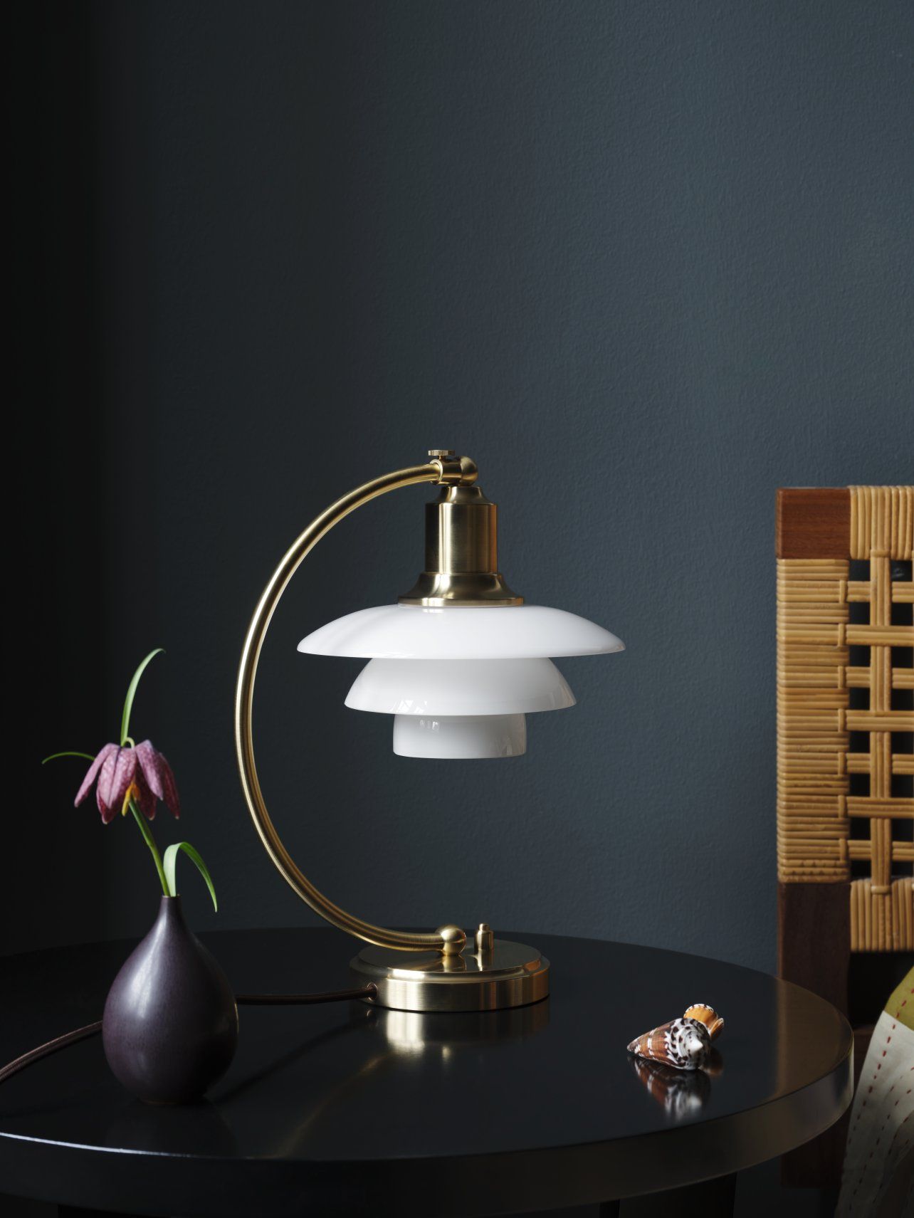 PH 2/2 Luna Table Lamp Brass / Opal Glass Louis Poulsen LIMITED EDITION
