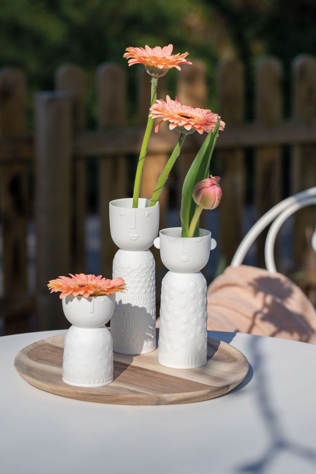 Naturgestalten vases set of 3 Räder