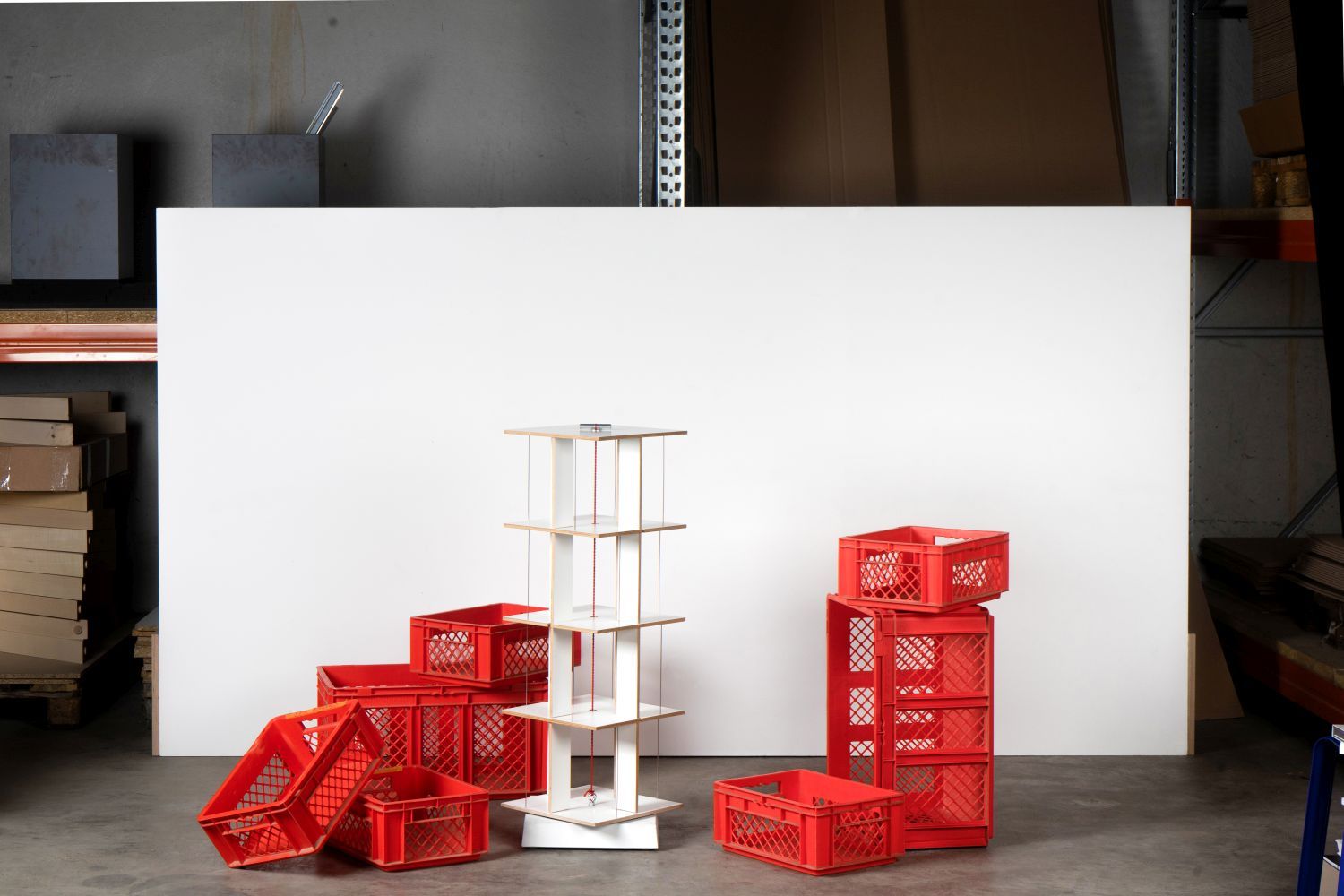 Buchstabler bookshelf, dvd-shelf Nils Holger Moormann